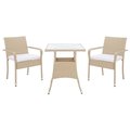 Safavieh Laban Bistro Set, Beige & White PAT7718B